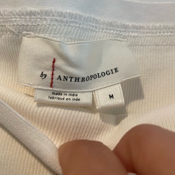 By Anthropologie Asymmetrical Satin Slip Skirt - Picture 9 of 10